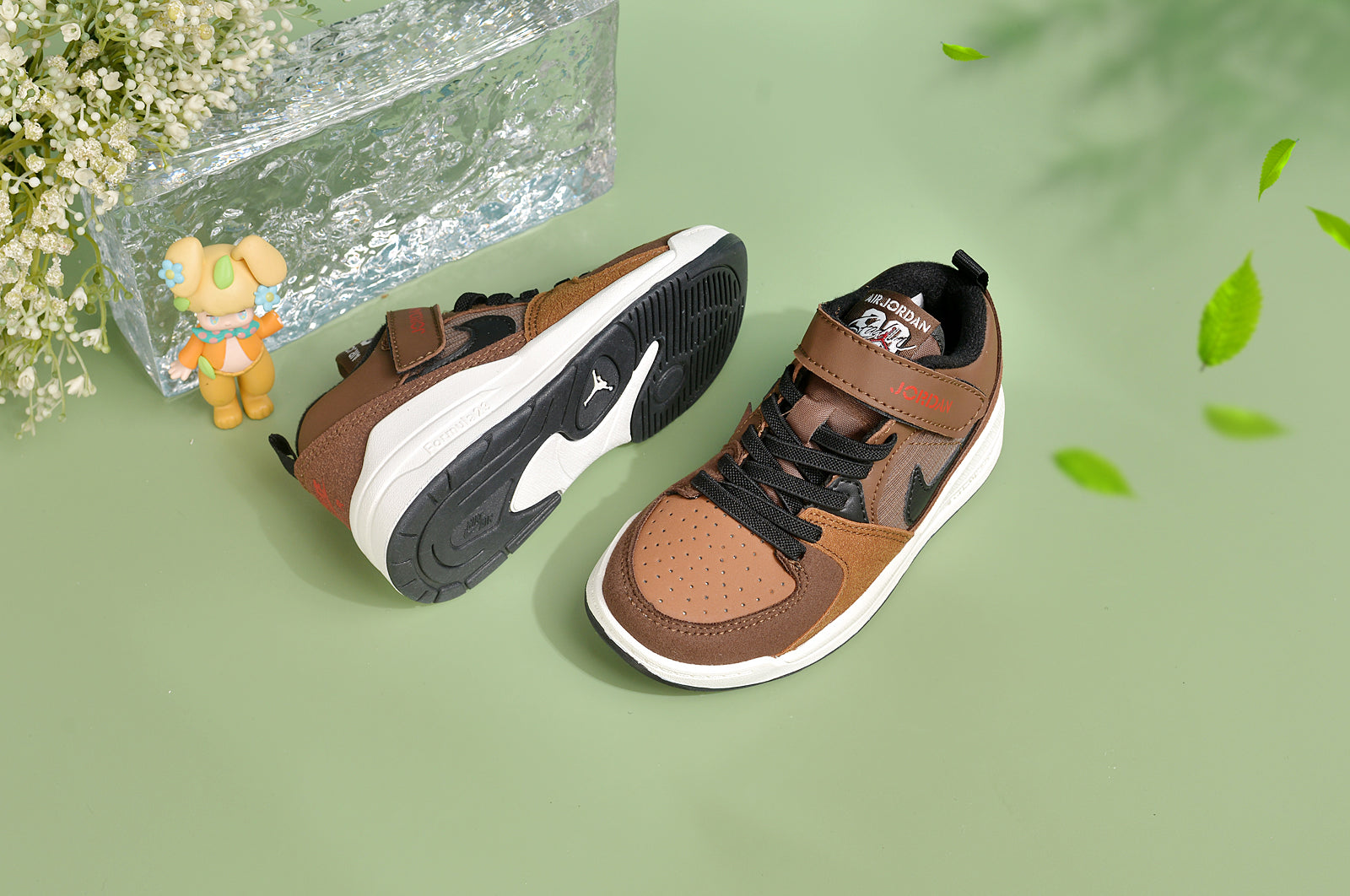 Nike Jordan 90 children's casual shoes" brown"