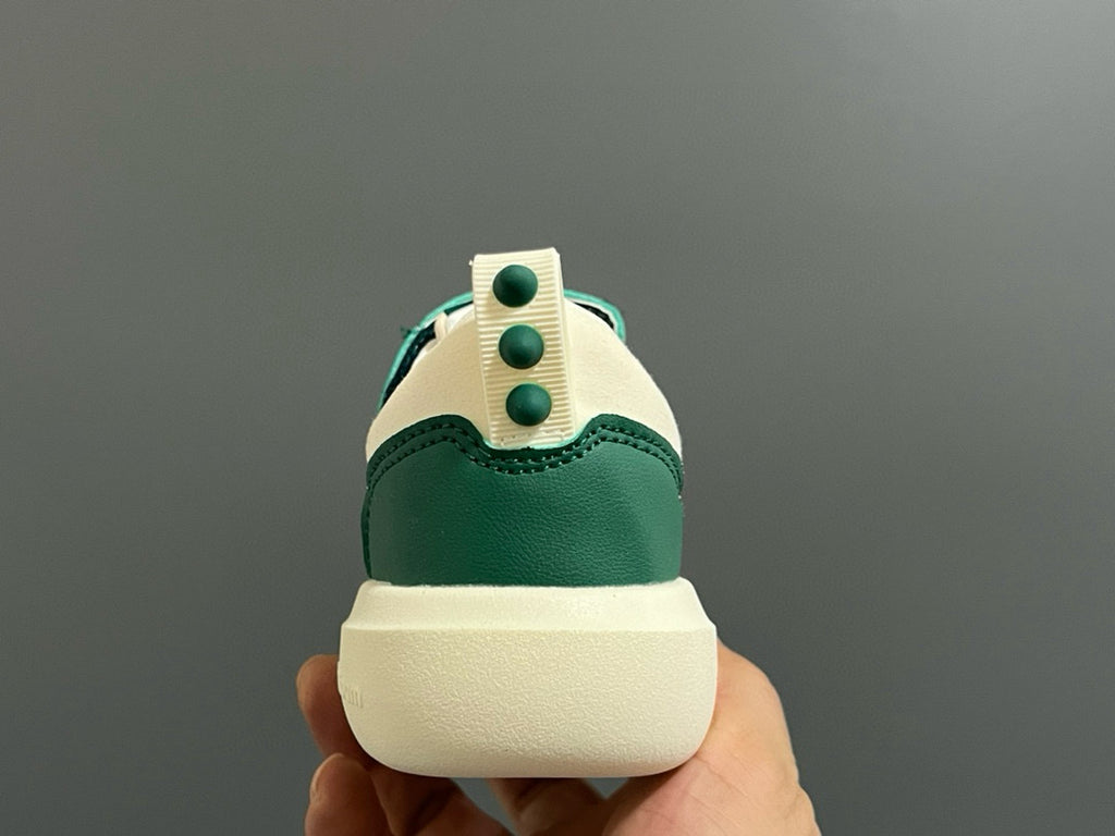 Adidas Little Dragon joint Velcro children's shoes" cream, green"