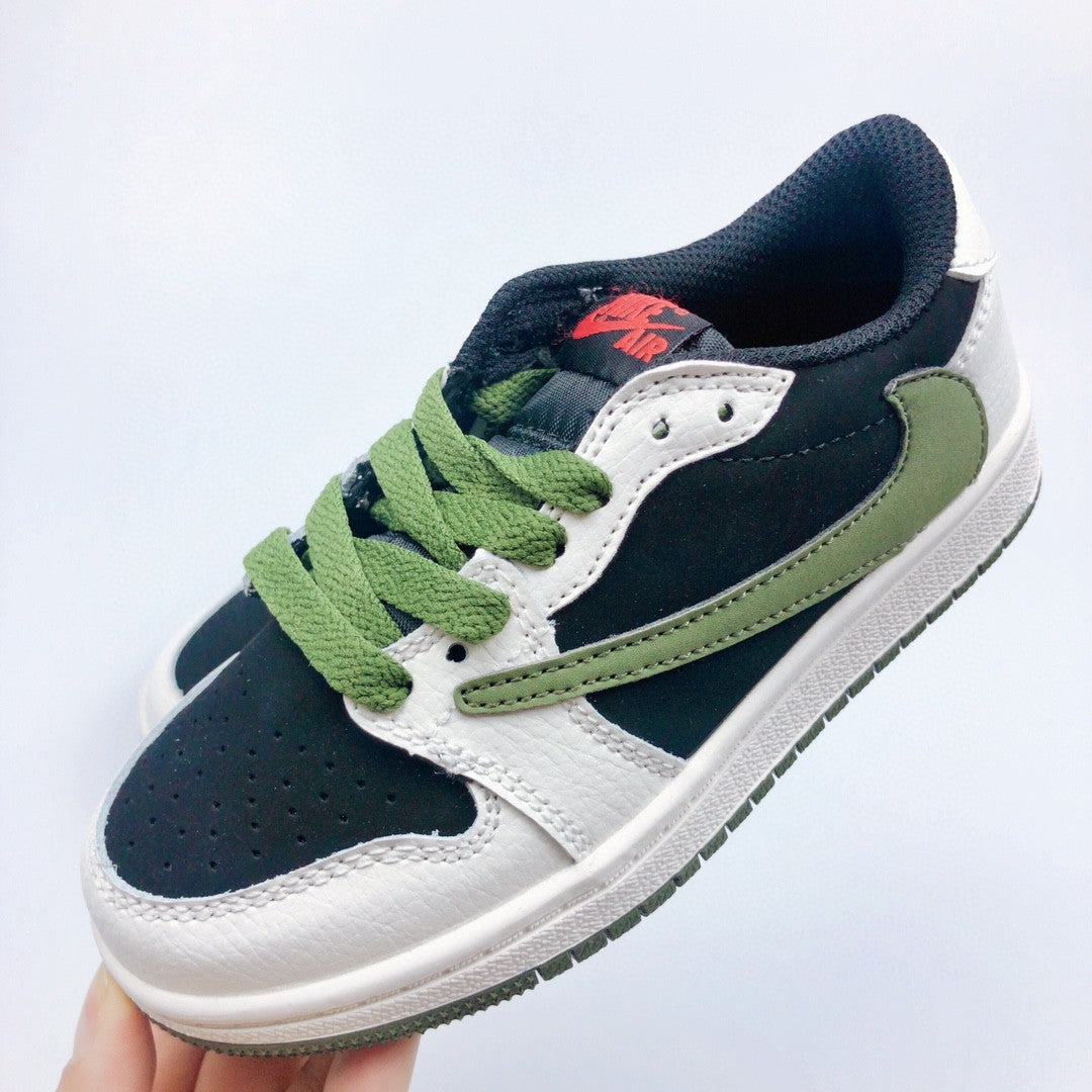 Jordan low-top reverse hook black warrior" Navy, green"