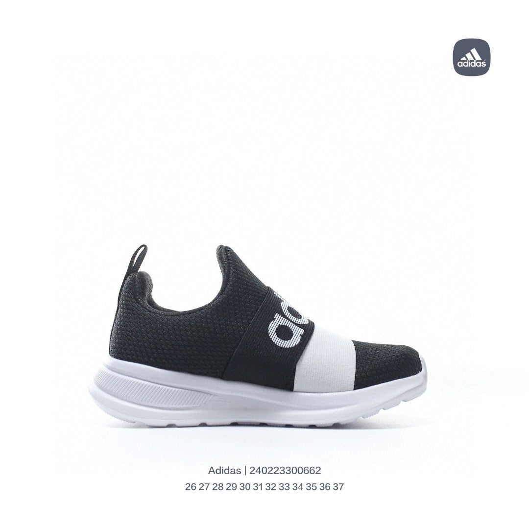 AD Kids' Slip-On Elastic Casual Sneakers" black"