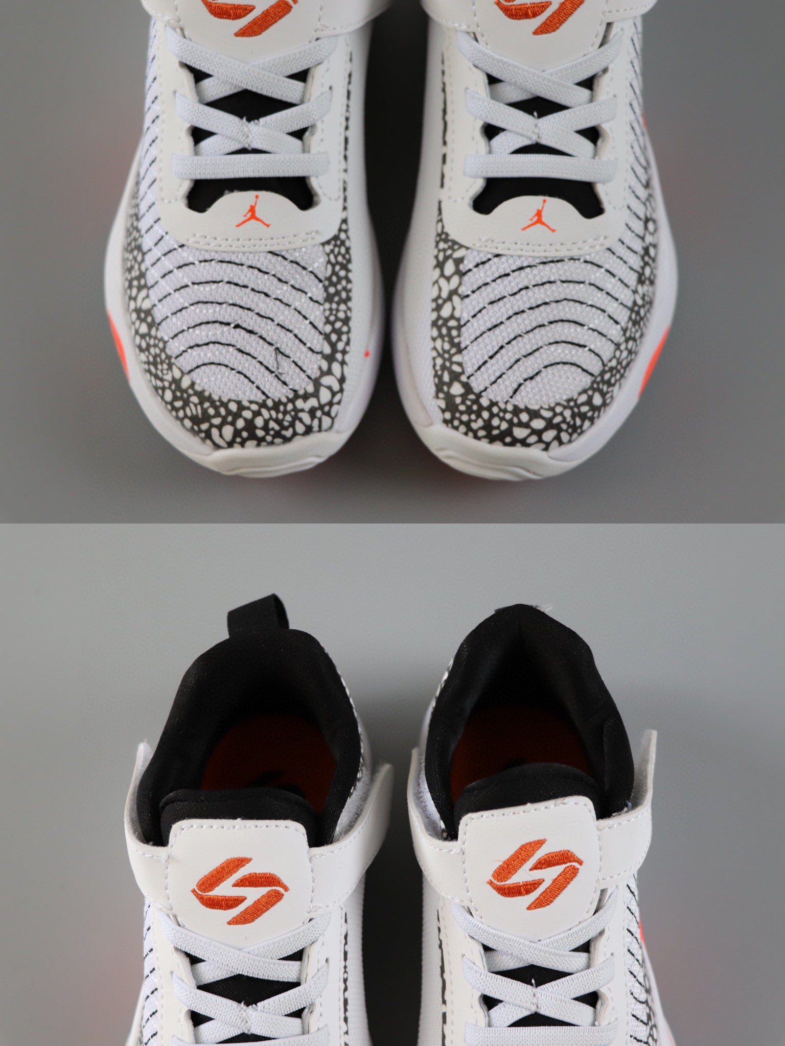 Jordan Doncic children's sports shoes" white, black"