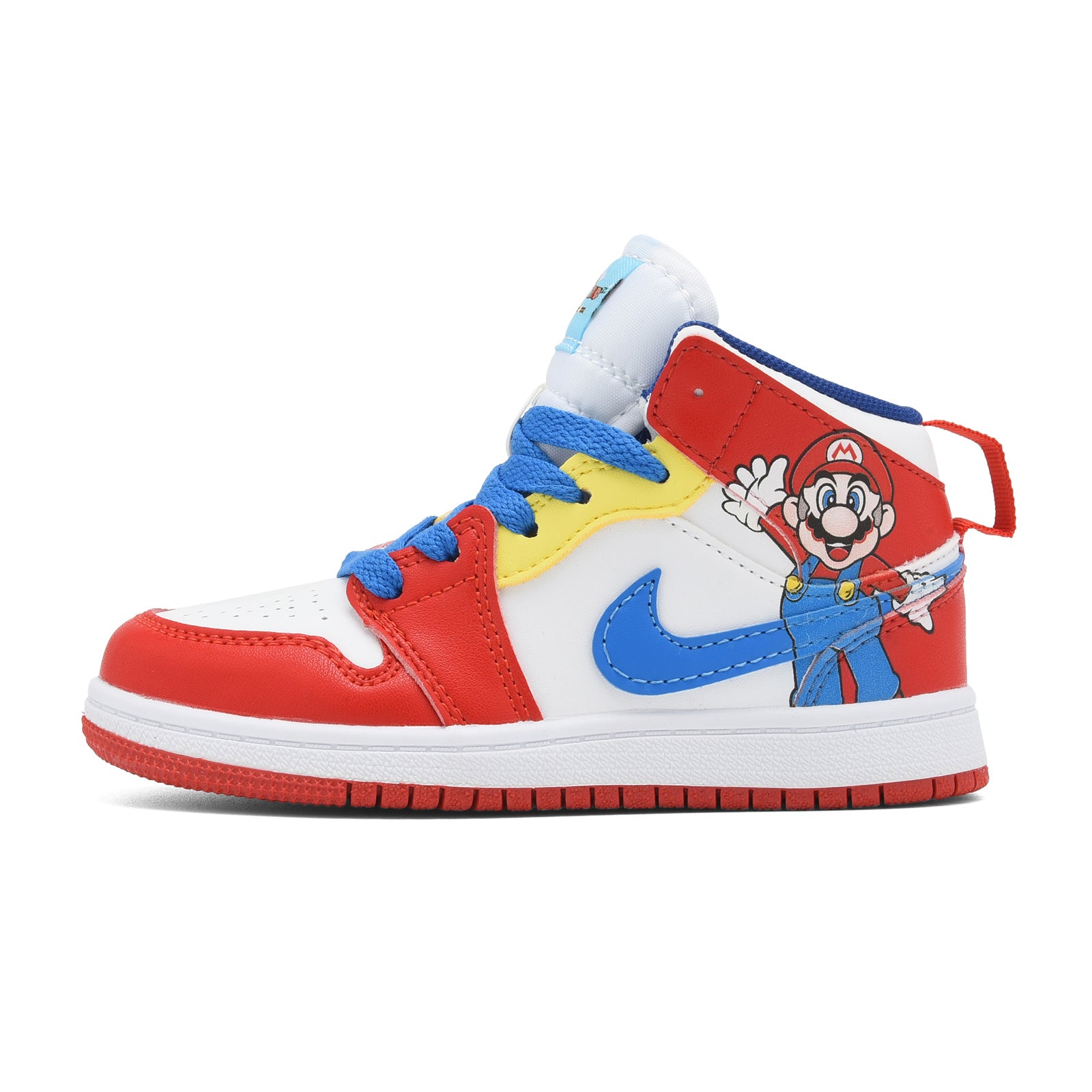 AJ-127" white, red"