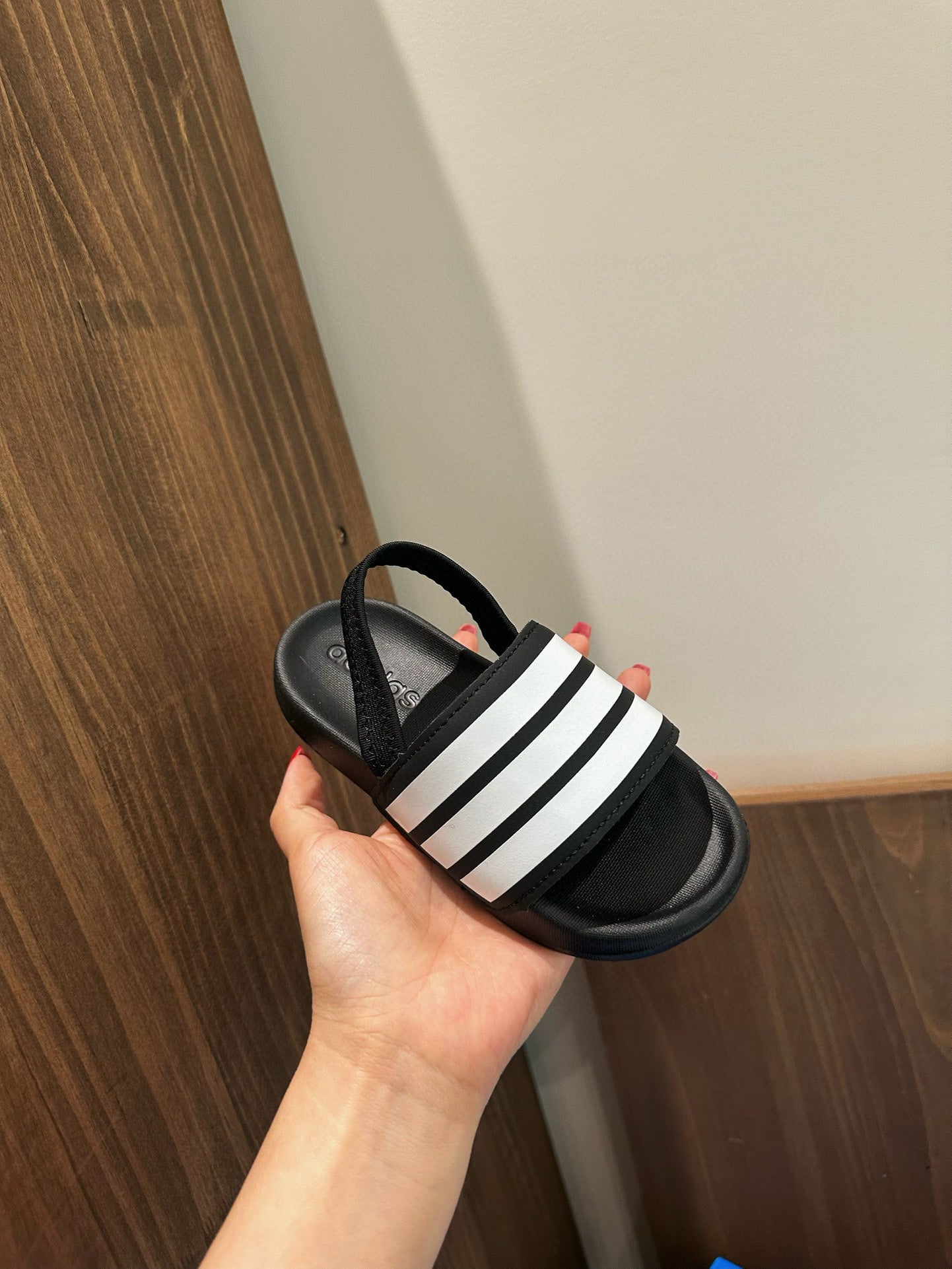 Adidas parent-child sandals" black"