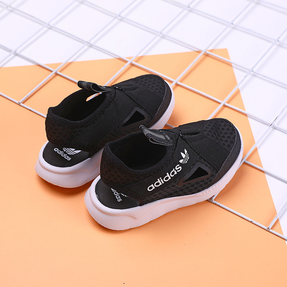 Adidas clover cross hollow sandals" black"