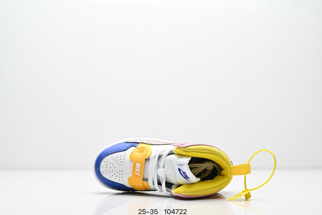 Jordan 312 children's shoes" White with Blue, & Pink"