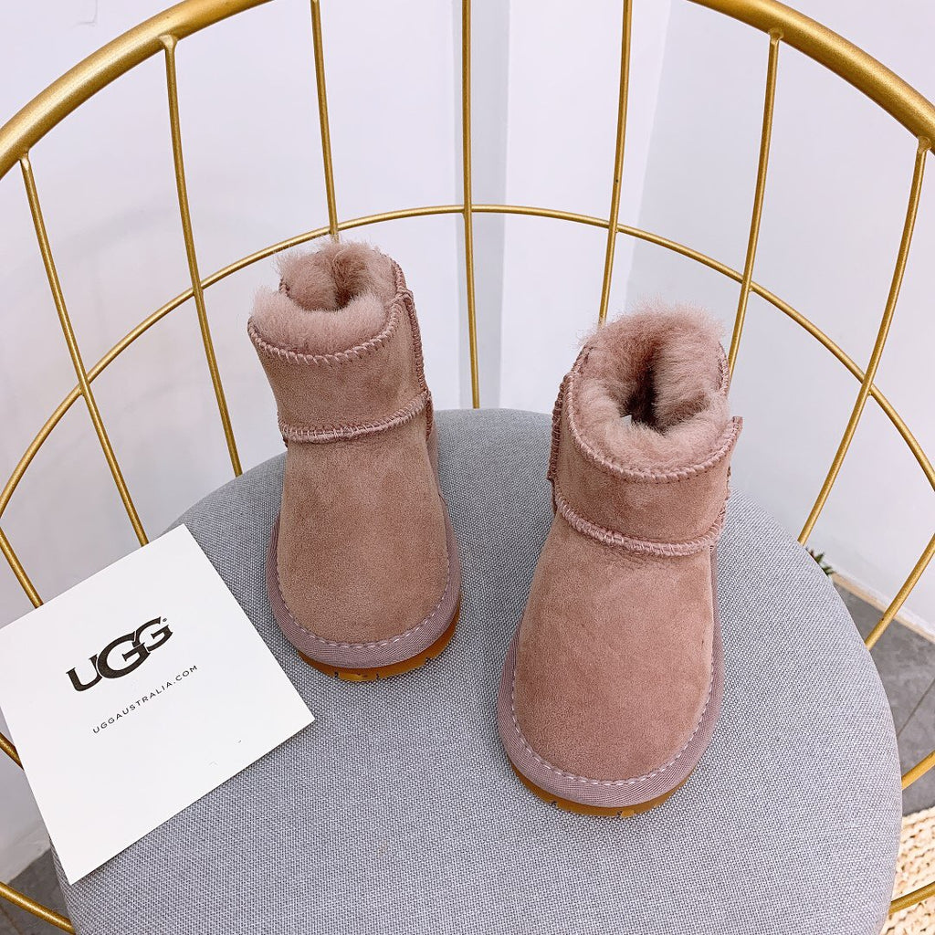 UGG Velcro Baby Shoes" light pink"