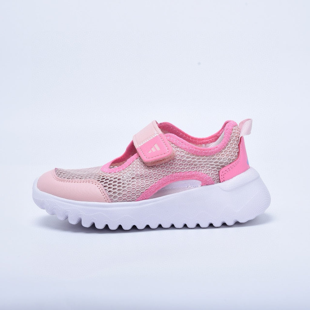 Adidas mesh single buckle sandals "Pink"