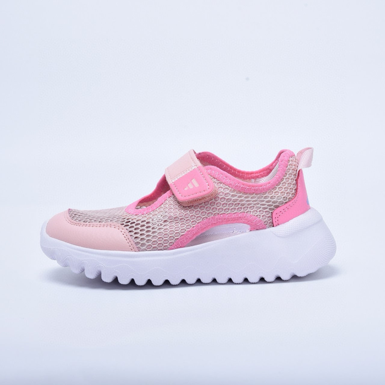 Adidas mesh single buckle sandals "Pink"