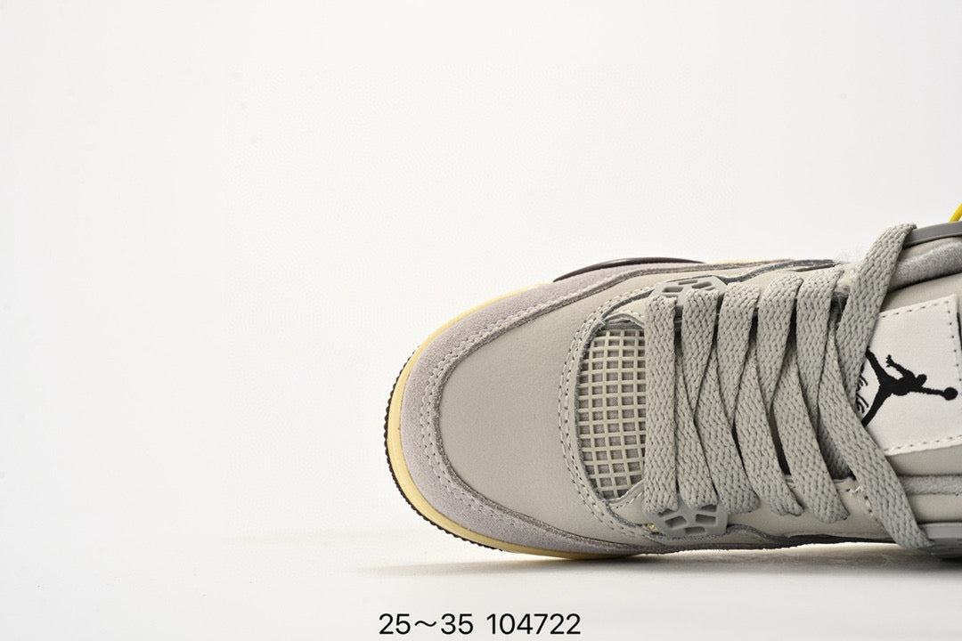 Joe 4 air cushion high quality children's shoes " light grey, dark brwon"