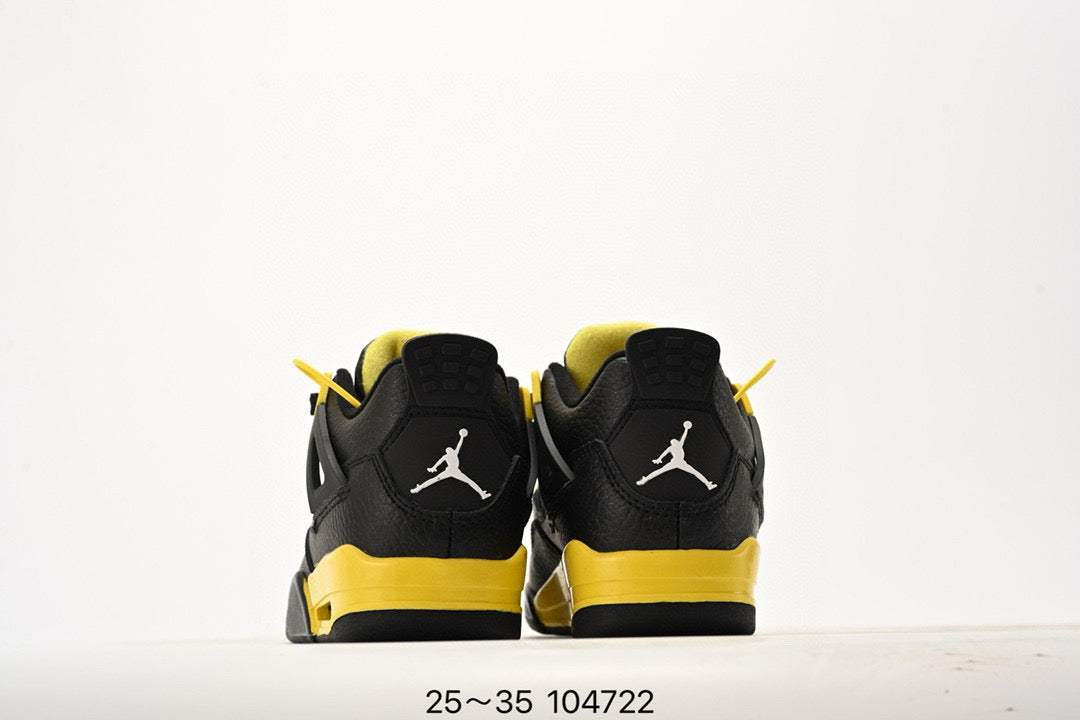 Joe 4 air cushion high quality children's shoes " black, yellow"