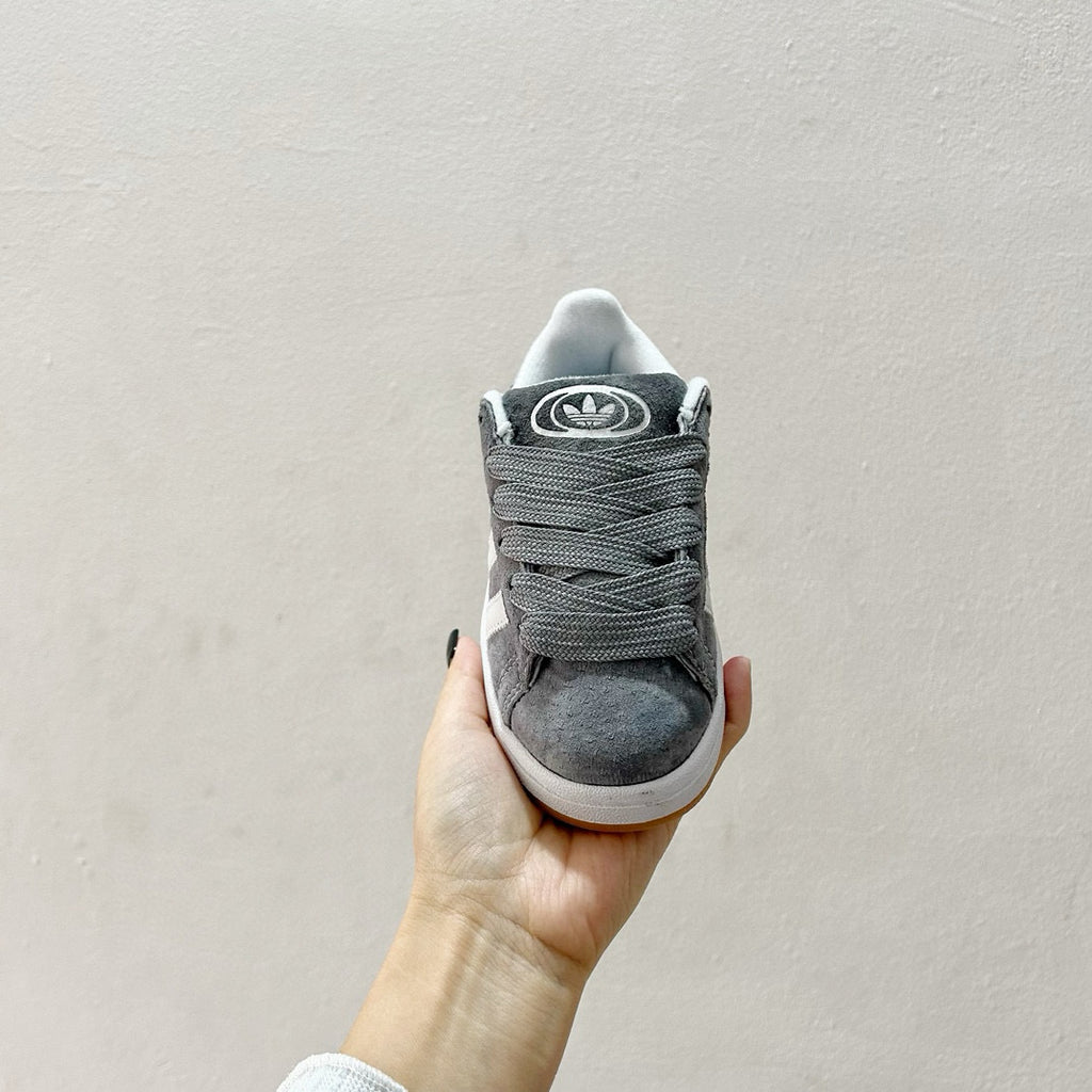 Adidas bread Dexter lace-up pig leather sneakers" gray"