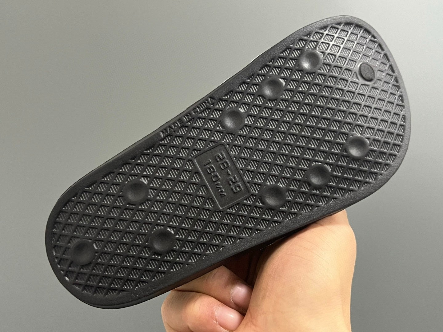 A's new style children's slippers with closed toe cap" black"