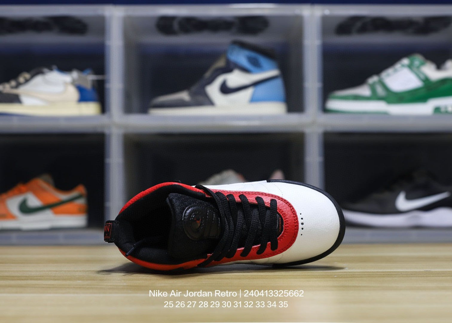 Jordan trendy children's shoes" white, red"