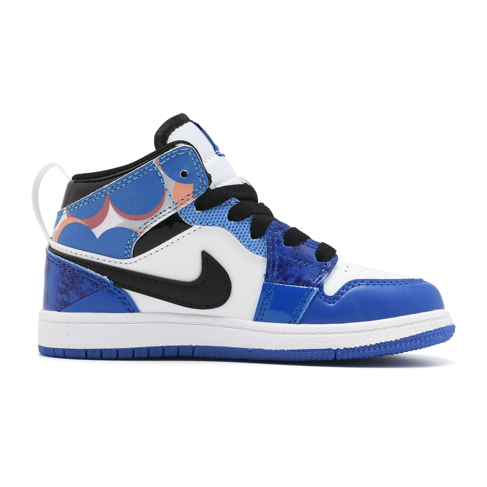 AJ-127" white, blue"