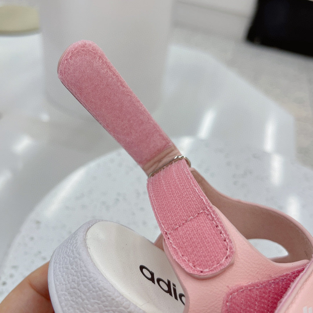 Adidas clover new sandals" pink"