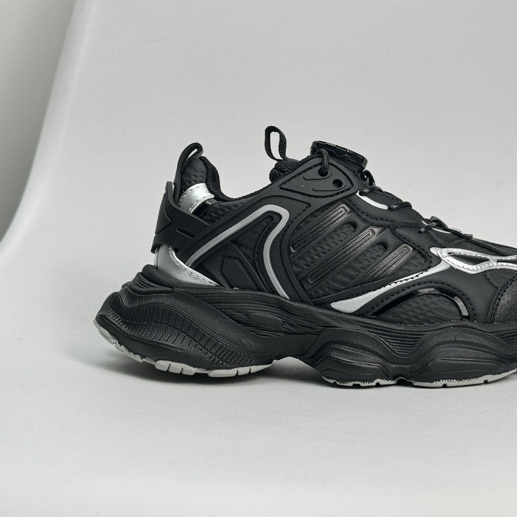 Adidas XLG Runner Deluxe runner dad shoes" black"