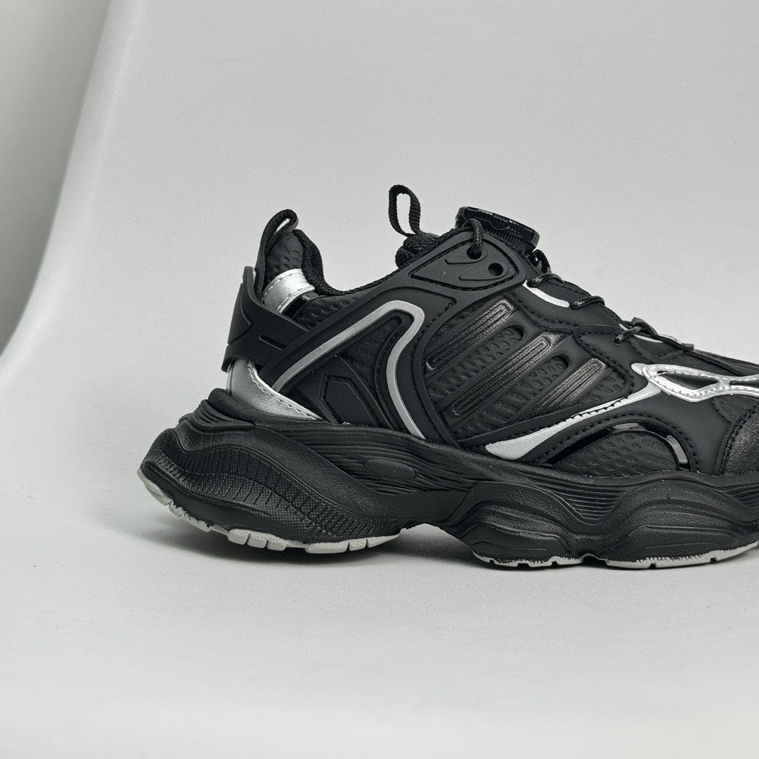 Adidas XLG Runner Deluxe runner dad shoes" black"
