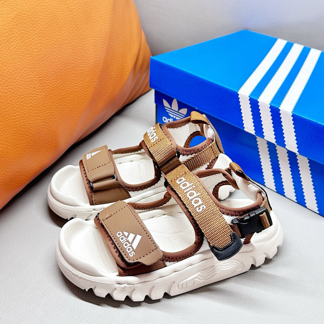 Adidas outdoor closed toe children's sandals" brown"