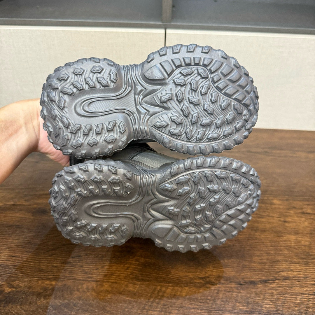 U-GG children's fleece boots" Gray"