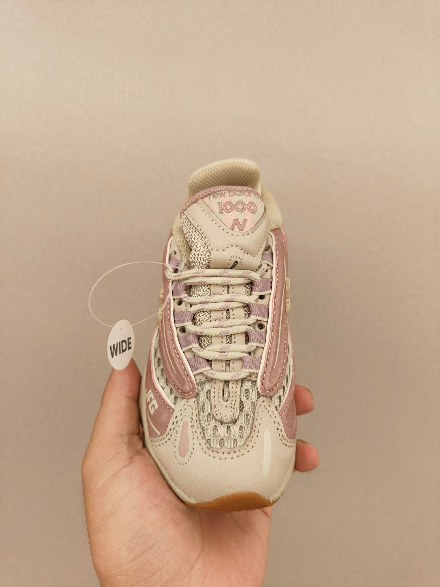 NB1000 lace-up children's shoes" pink"