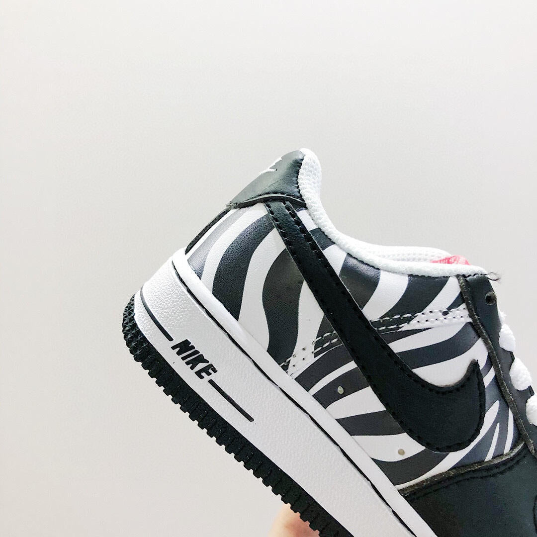 Air Force low-top lace-up sneakers" Black"