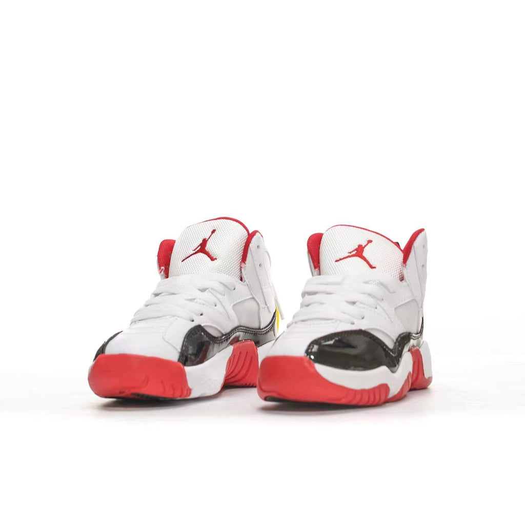 Jordan 612 series" white, black, red"