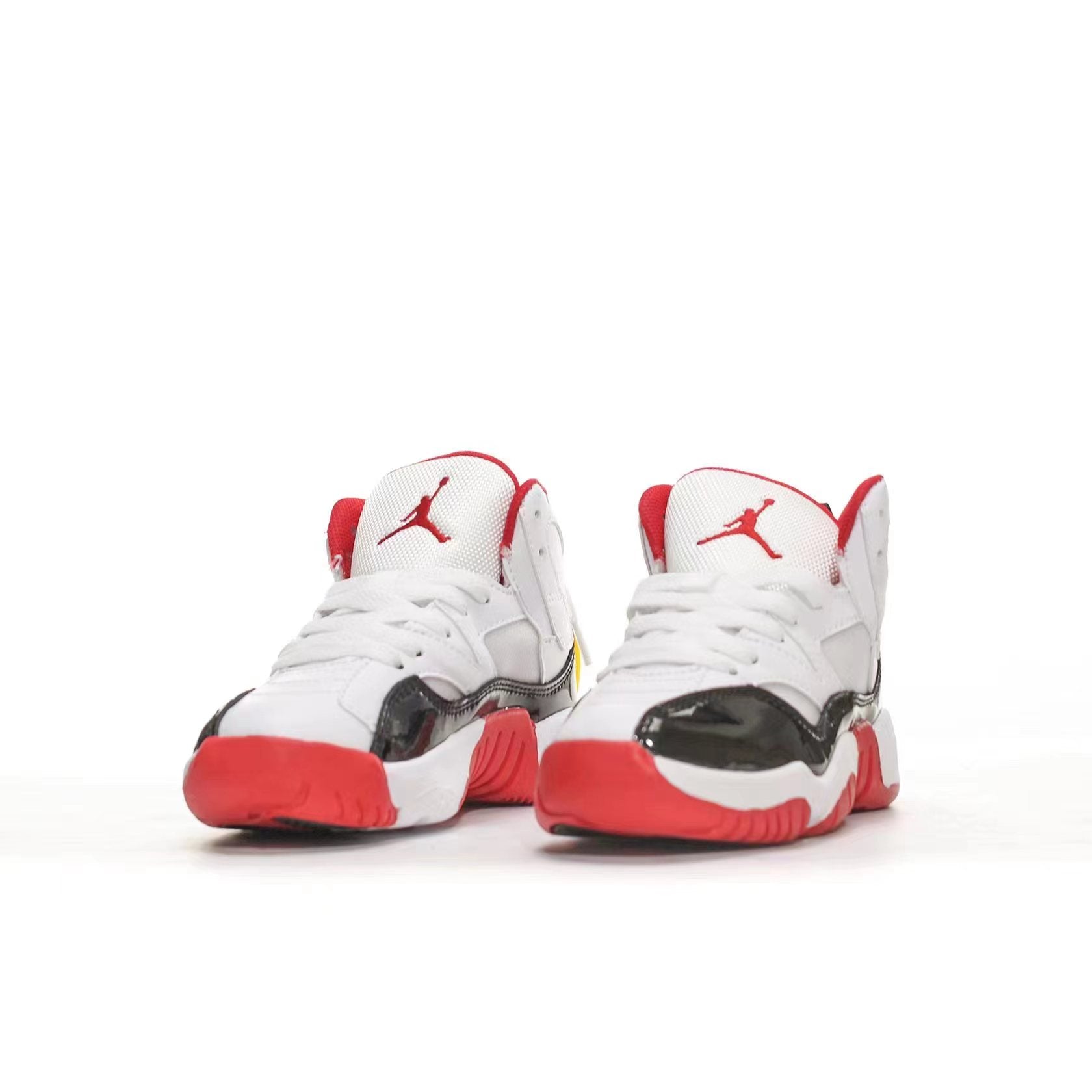 Jordan 612 series" white, black, red"