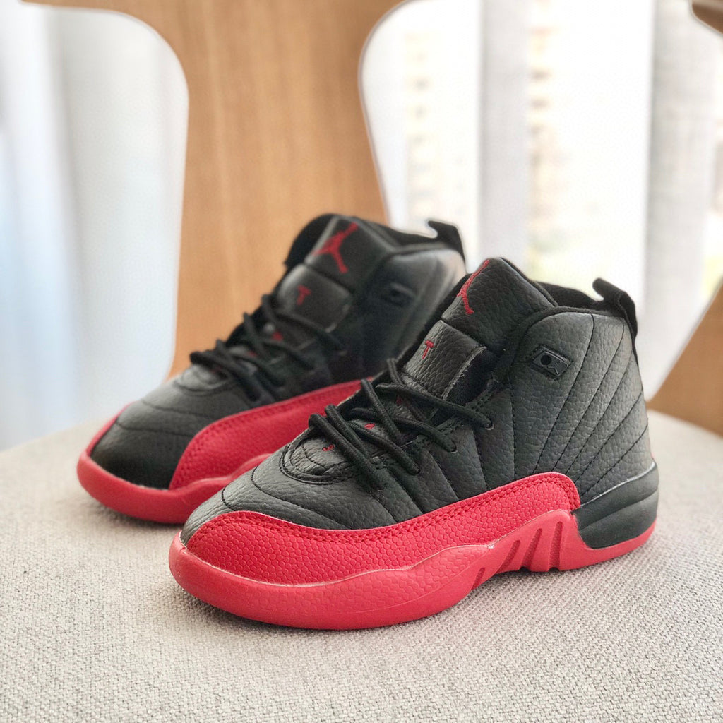 Joe 12 high quality children's shoe" black, red"
