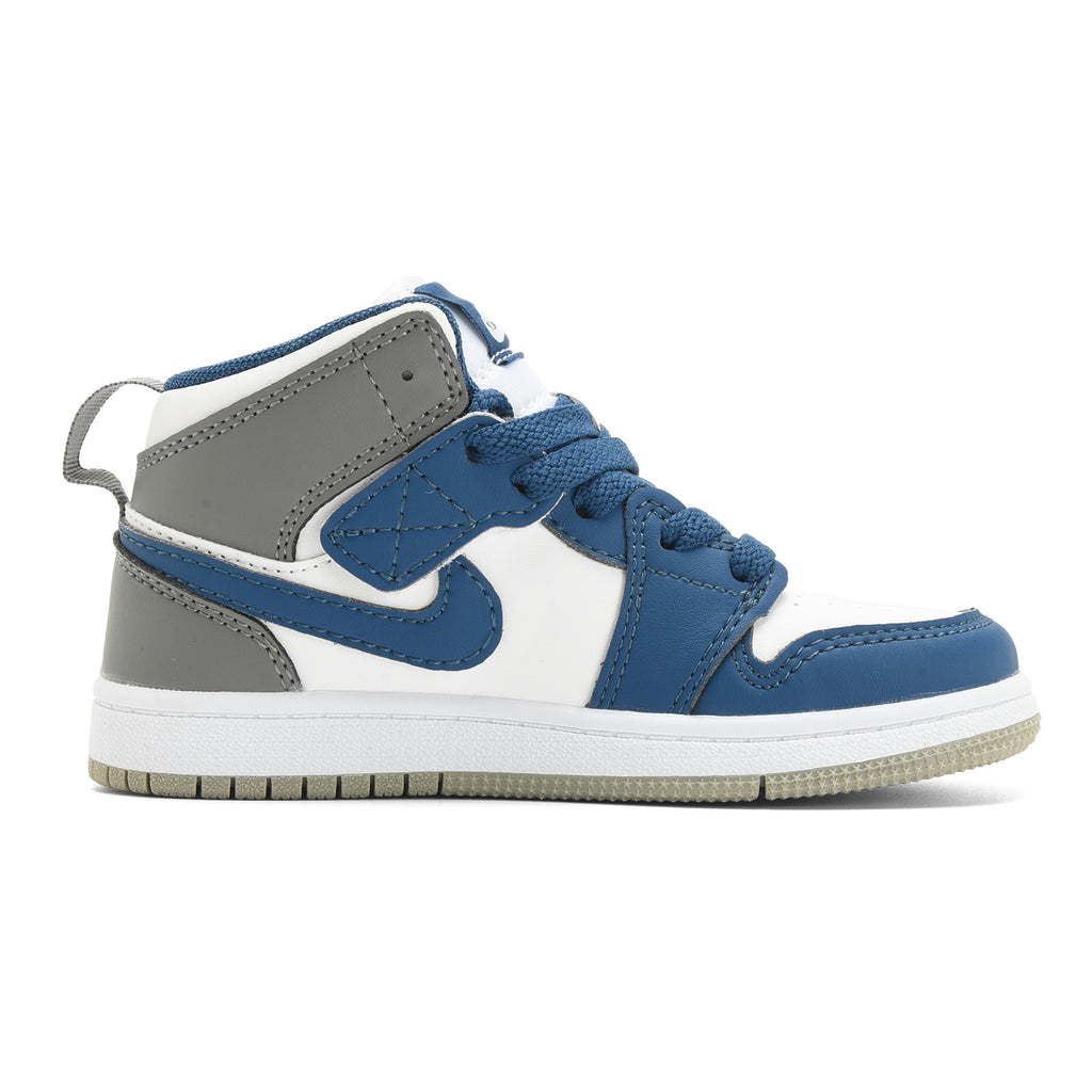 AJ-112" white, blue, gray"