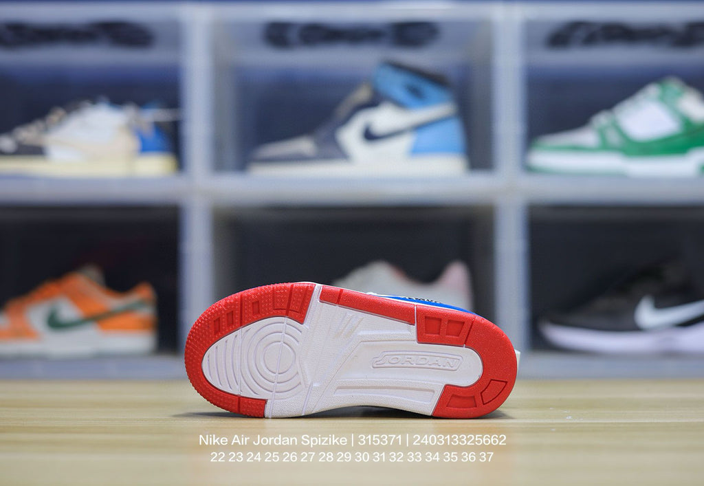 Jordan 3.5 3D Embossed Children's Shoes "white, blue ,red"