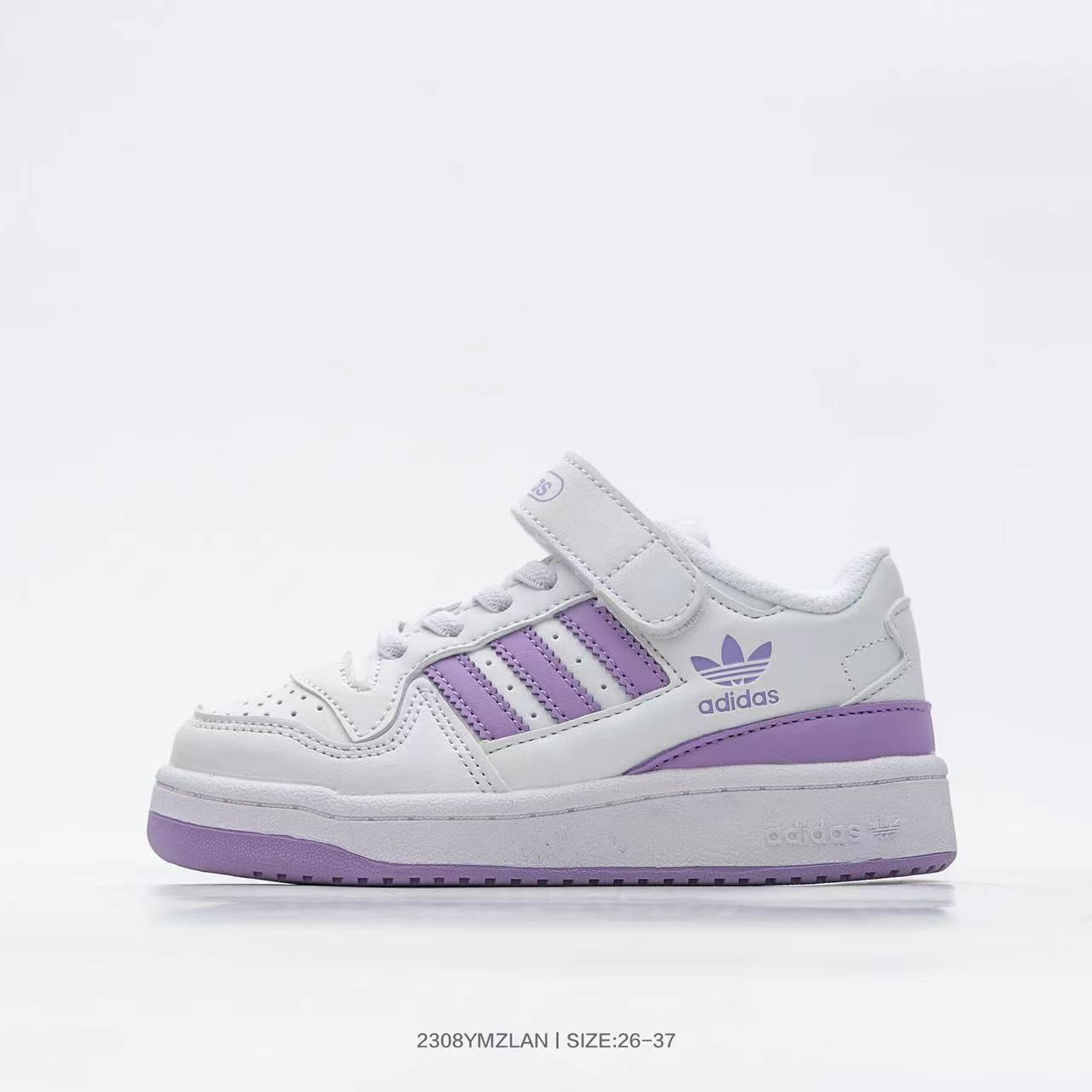 Adidas Forum 84 Velcro" white, purple"