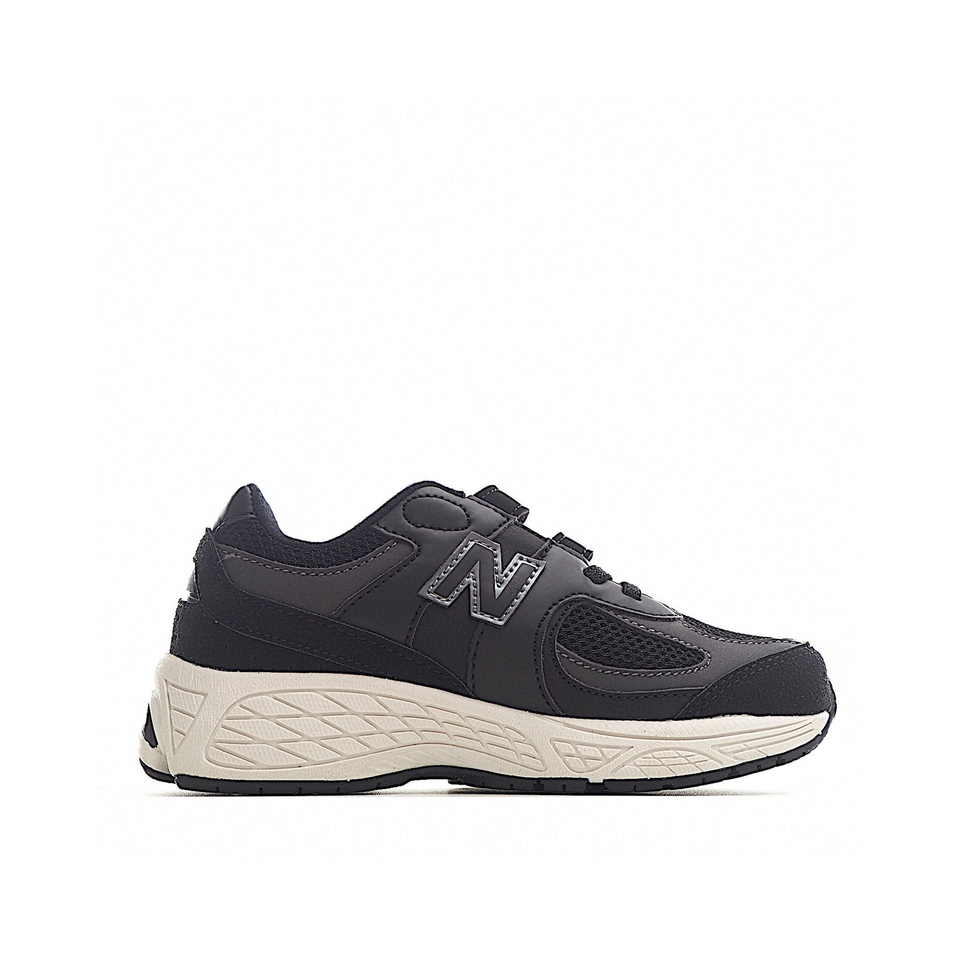 NB327 Rotating Buckle Waffle Gump Children's Shoes"black"