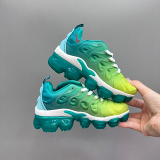 Nike AIR MAX plus full-length air cushion" yellow-green, light blue"