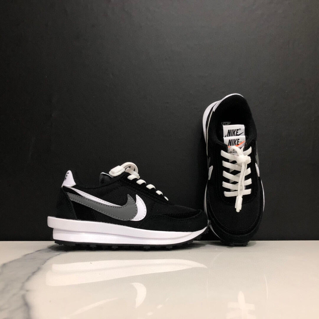 Nike Waffle Casual Jogging Shoes Deconstructed Double Hook