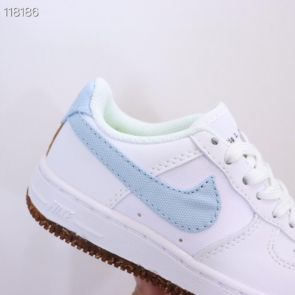 Air Force low-top lace-up sneakers" white"