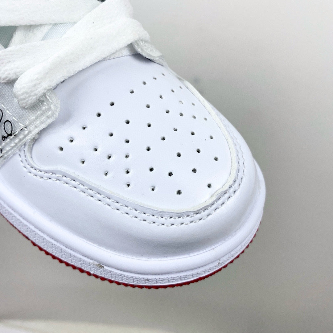 Joe 1 new color children's shoes" white, red"