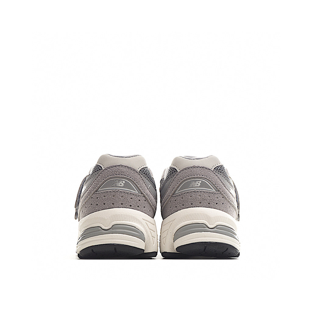 NB327 Rotating Buckle Waffle Gump Children's Shoes" light gray"