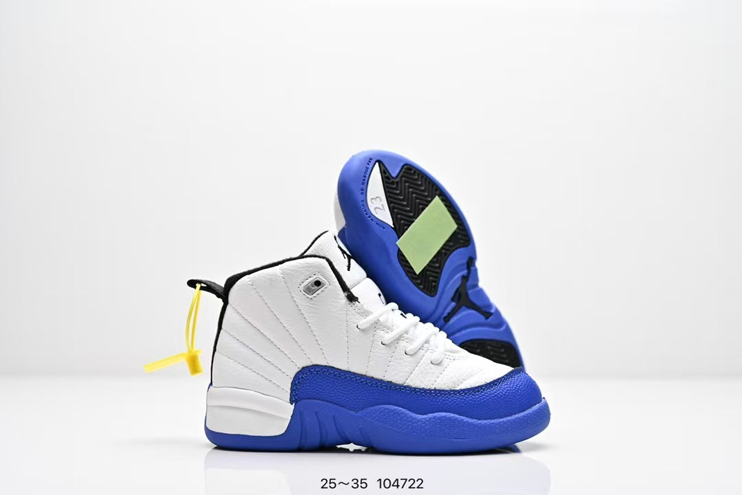 Joe 12 children's shoes" white, dark blue"