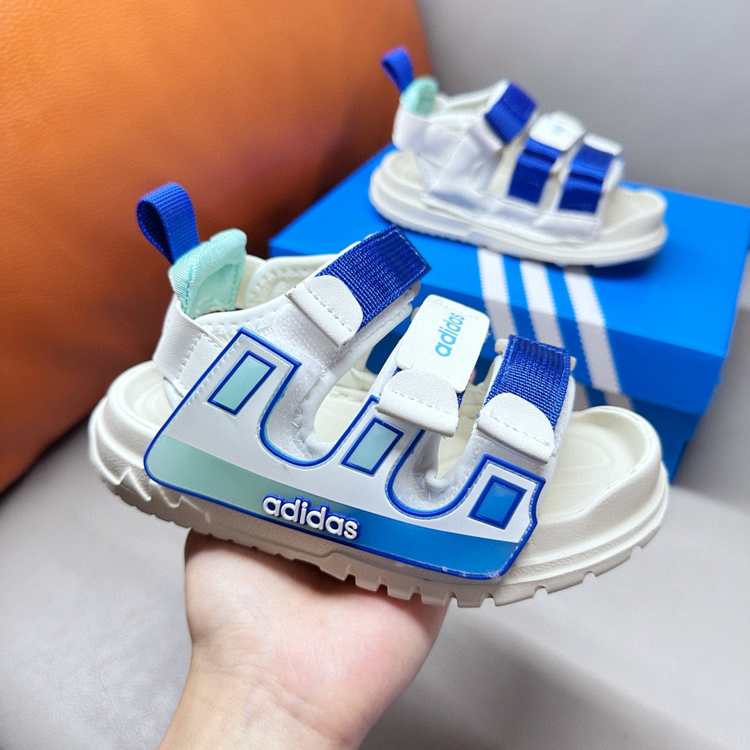 Adidas Macaron Candy Children's Beach Sandals" white, blue"