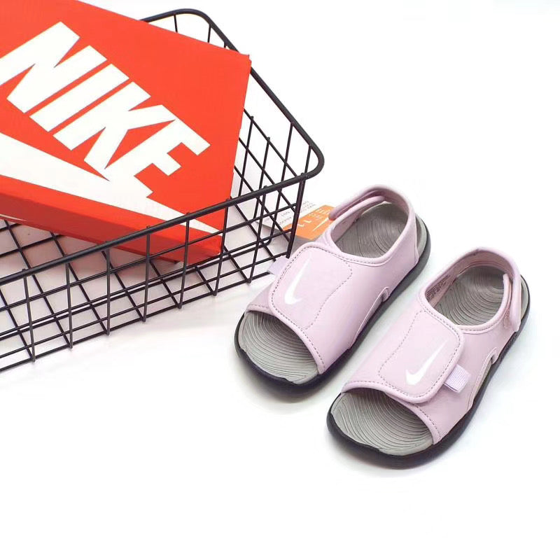 Nike fifth generation large breasted children's sandals "Pink"