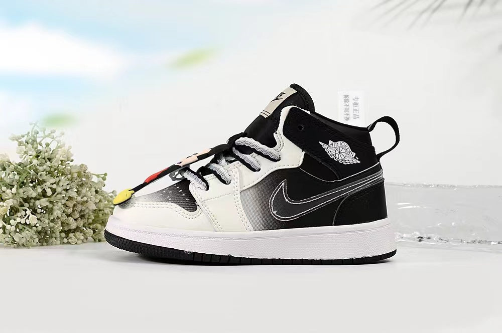 Joe 1AJ1 slip-on shoes for children" black, white"