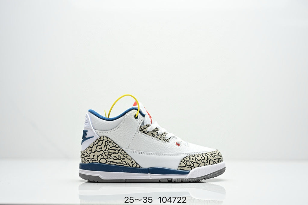 Joe 3" white, gray"