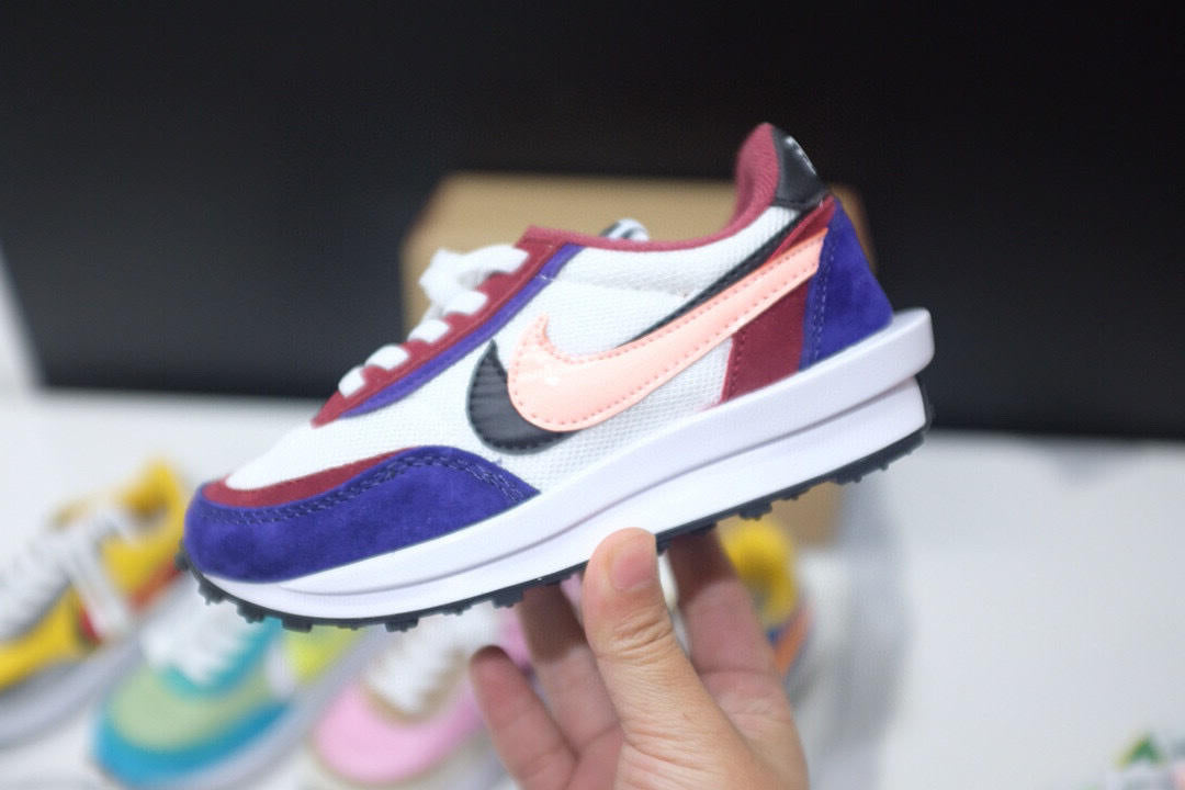 Nike Waffle Casual Jogging Shoes Deconstructed Double Hook