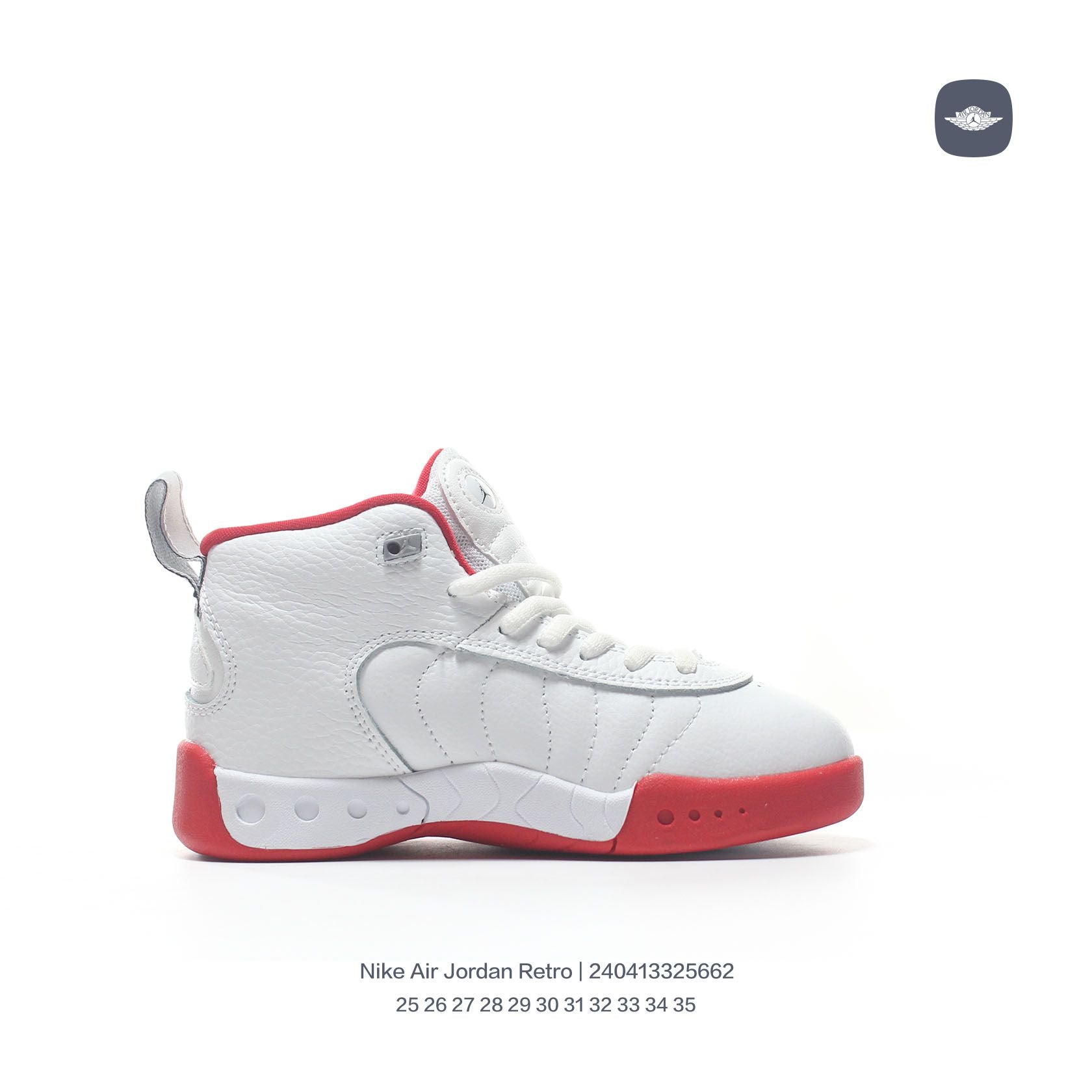 Jordan Retro-combat basketball shoes " white, red"