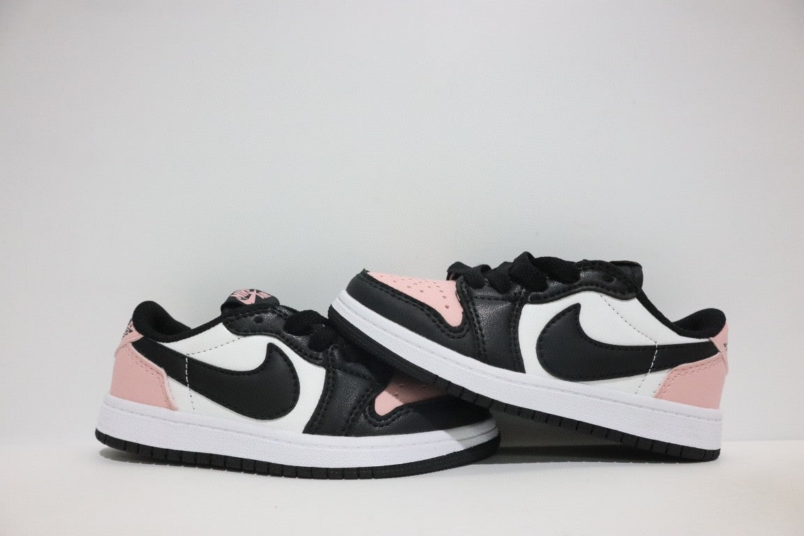 Jordan low-top hook series" white, black, pink"