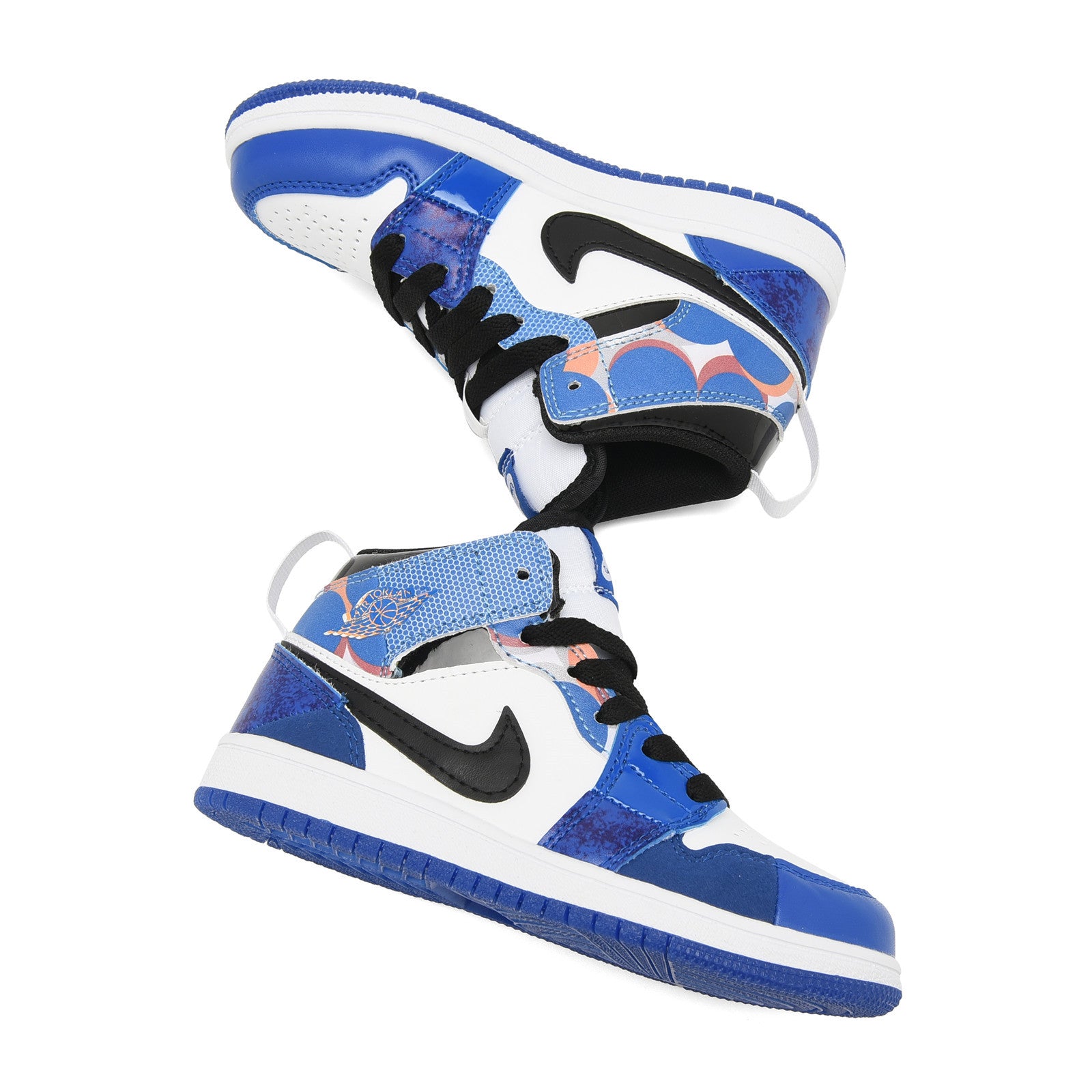 AJ-127" white, blue"