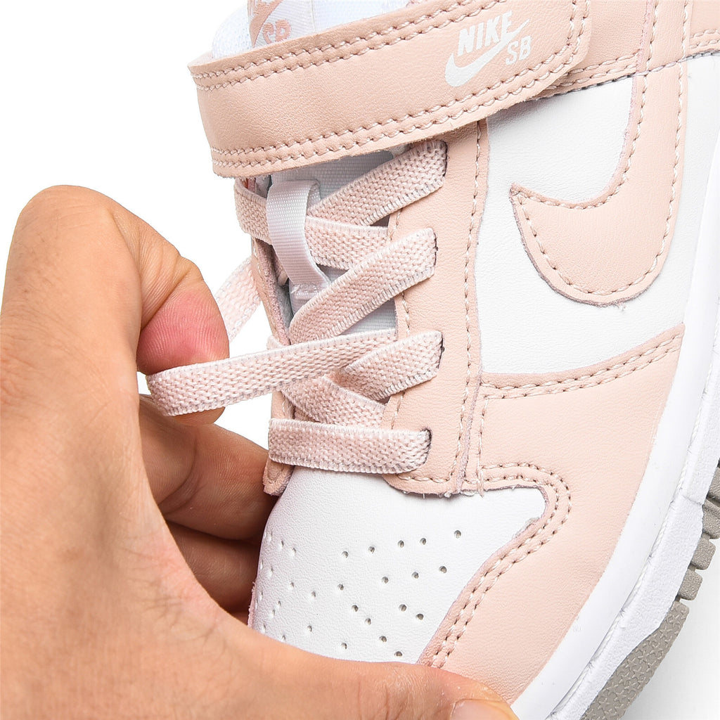 SB Velcro children's shoes" white, pink"