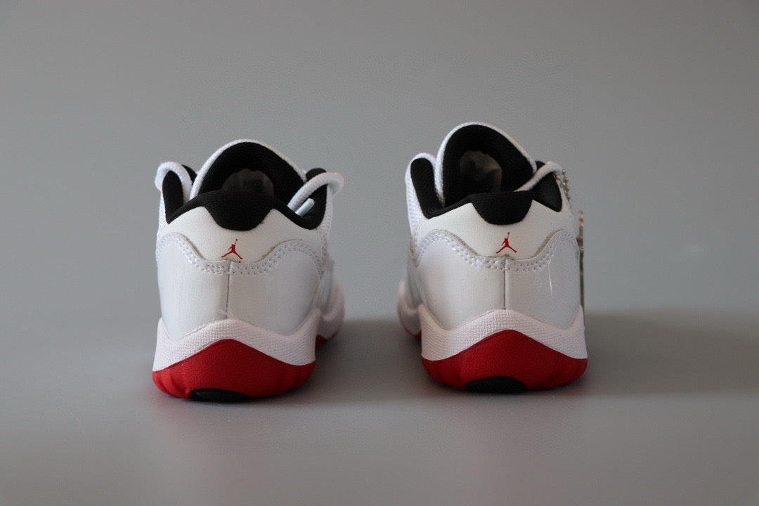 Joe 11 low-top children's shoes" white, red"