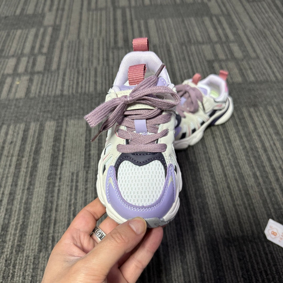 Adidas dad shoes" cream, purple"