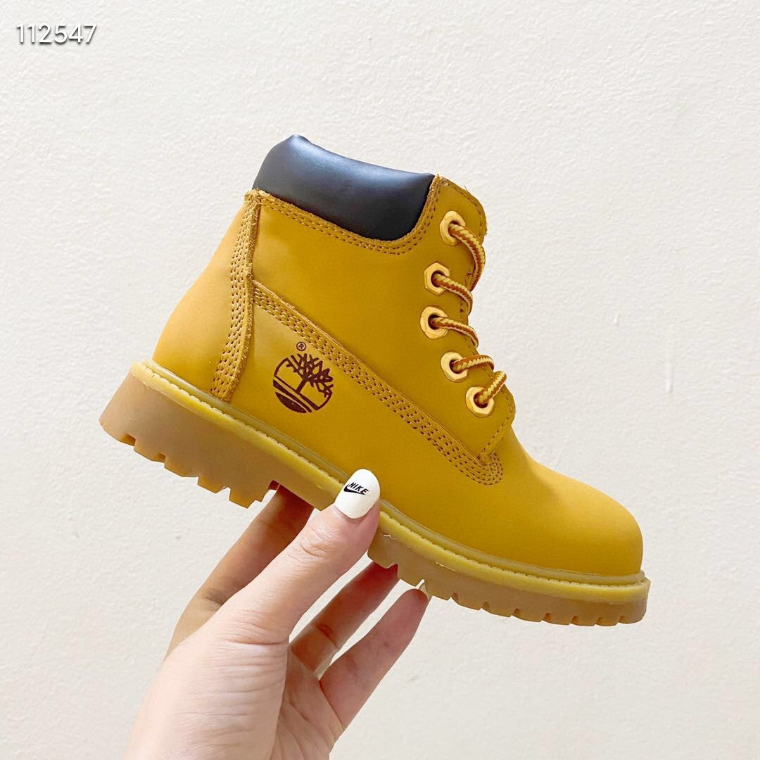 Timberland knitted children's work boots" Camel"
